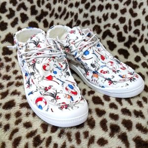NWOT Canvas Cat in the Hat - Slip Ons - Women's Size 9.5